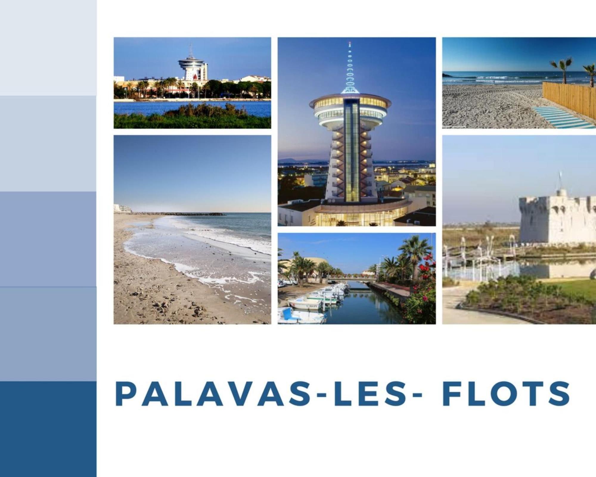 T2 Label Plage Piscine Proche Mer Parking Palavas Экстерьер фото